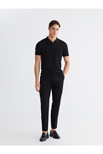 LC Waikiki Pantaloni pentru bărbați SOUTHBLUE, model standard, negri