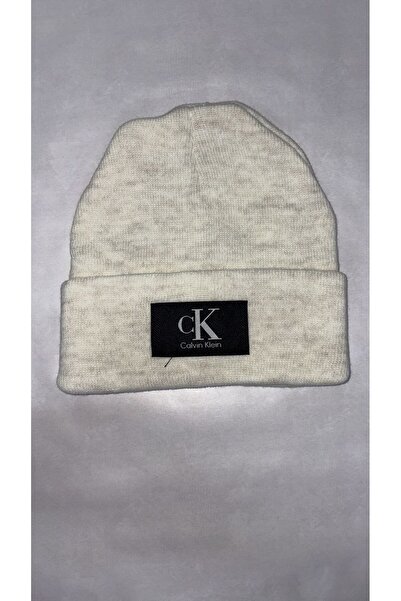 Calvin Klein Unisex hat with logo - white with cream inserts