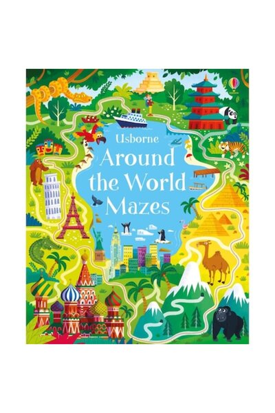 Usborne Publishing Labirinturi în jurul lumii - Around the World Mazes