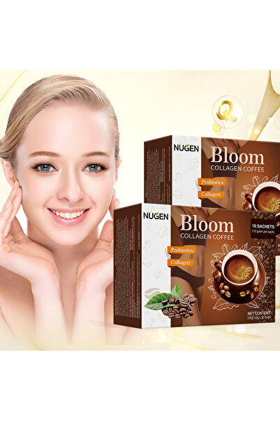 Optimum Nutrition Bloom Collagen Coffee 100% Organic and Glutathione 10 bags