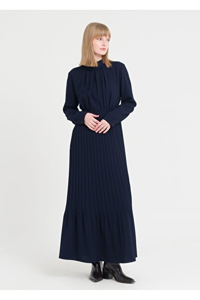 Armağan Degaje Yaka Piliseli Elbise