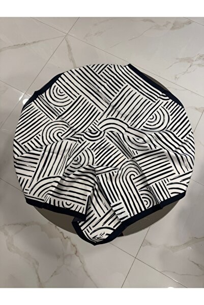 PAPLİO FERRE Γυναικείο μεταξωτό μαντήλι Tivil ECRU 90 x 90