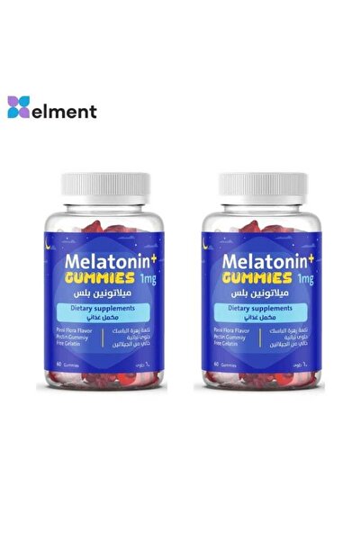 Element Melatonin Plus Gummies for Sleep - 60 Candy Pieces, Special Offer