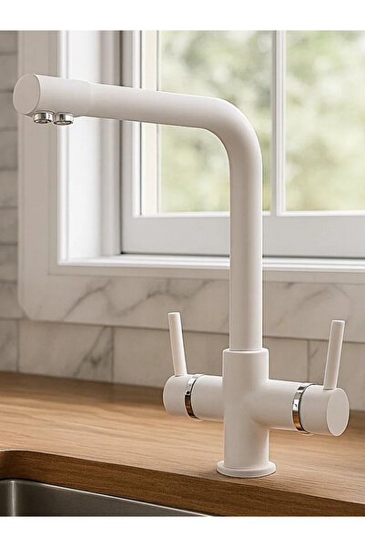 KCA ARMATÜR Primeflow Pro Kca Three-Way Purified Premium Kitchen Sink Faucet Tap