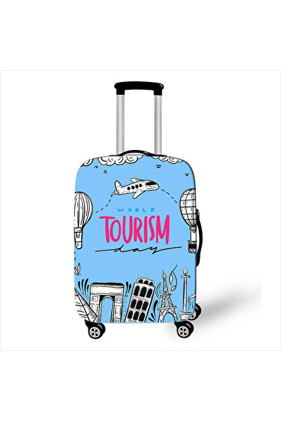 Huse Trolere Husa protectie troler "World Tourism", Albastru, marimea L