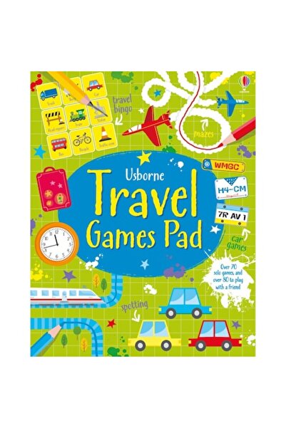 Usborne Publishing Carte de activitati Jocuri de călătorie - Travel Games Pad