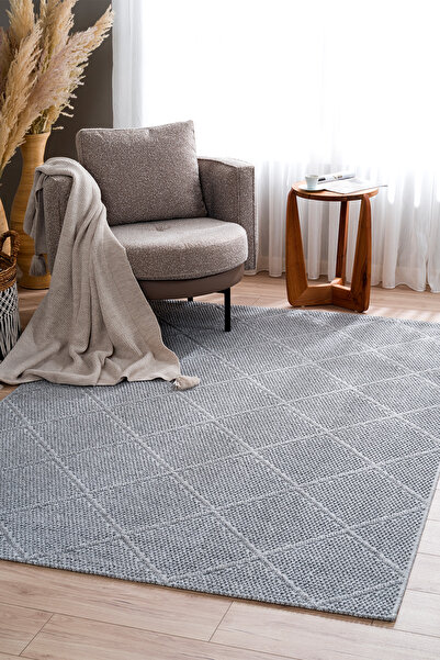 Koza Halı Koza Hayad Nomad Antrasit Halı Kilim Salon Oturma Odası Yatak Odası...