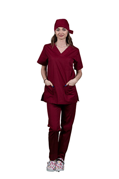 Masstex Unisex medical blouse made of terry cloth