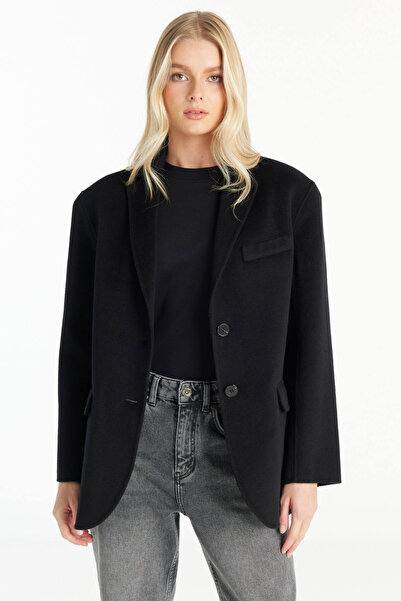 Ted Baker SİYAH EL DİKİŞİ YÜN BLAZER