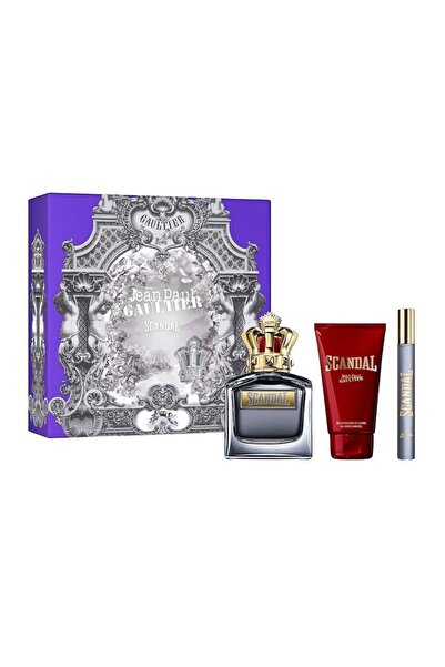 Jean Paul Gaultier Scandal For Men Set Eau De Toilette 100ml + Eau De Toilette 10ml + Sg 75ml