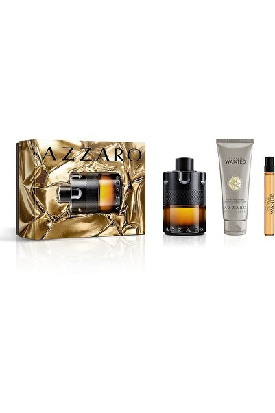 Azzaro The Most Wanted For Men Set Parfum 100ml + Parfum 10ml + Hair & Body Shampoo 75ml