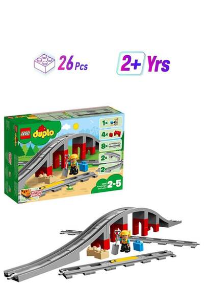 LEGO DUPLO Train Bridge And Tracks 10872 (26 Pieces)