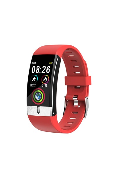 Produse.Top Ceas Smartwatch Touch Screen Rosu cu bluetooth/termometru Karen S...