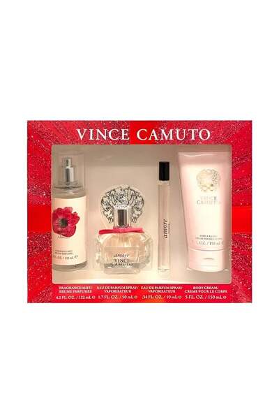 Vince Camuto Amore For Women Set Eau De Parfum 50ml + Eau De Parfum 10ml + Bc 150ml + Fg 122ml