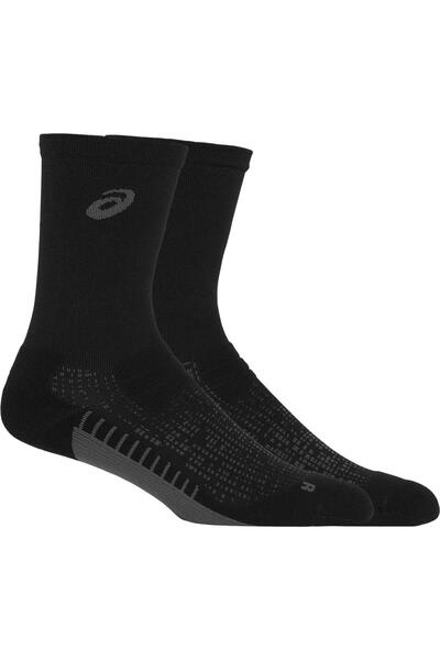 Asics RUN SOCK CREW Black/Pure Silver Koşu Çorabı 3013B002-001