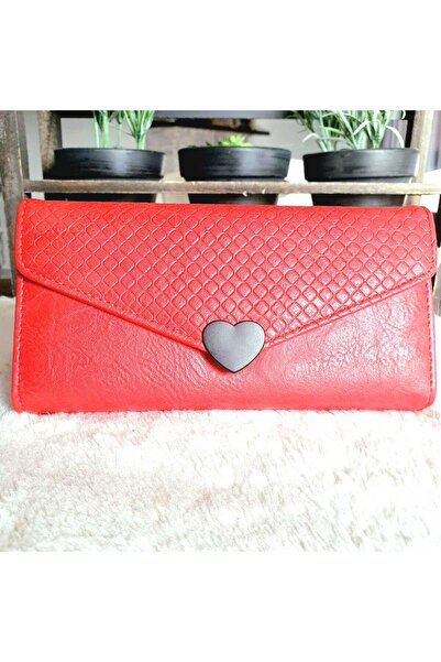 Produse.Top Portofel elegant rosu din piele ecologica inchidere cu capsa magnetica ACPT026