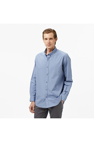 Nautica Erkek Mavi Classic Fit Gömlek