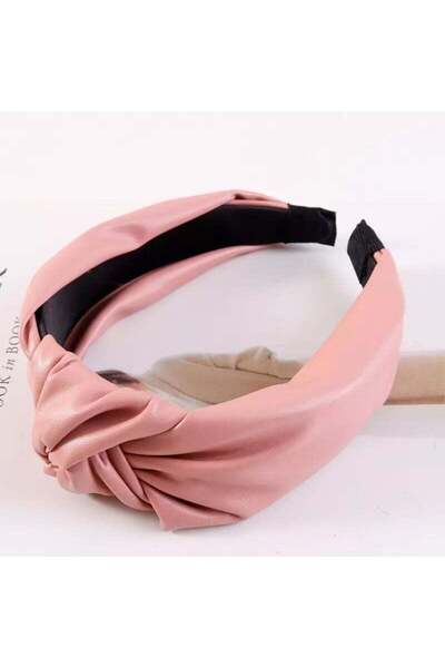 Produse.Top Bentita, coronita par din piele moale roz BP04