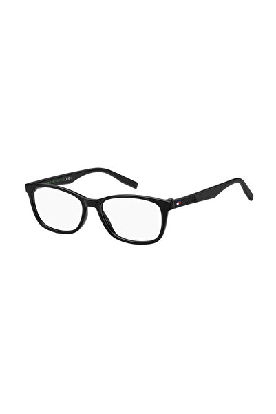 Tommy Hilfiger TH2027 807 Boys' Eyeglass Frames, Plastic, Black, 51 mm