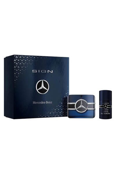 Mercedes Benz مجموعة ساين فور مين: عطر أو دو بارفان 100 مل + مزيل عرق ستيك 75...