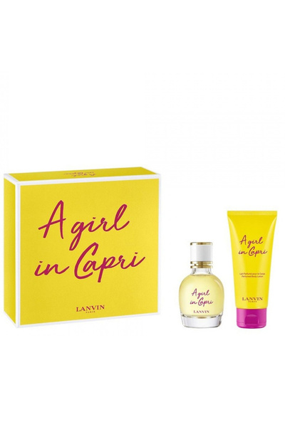 Lanvin A Girl In Capri For Women Set Eau De Toilette 50ml + Bl 100ml