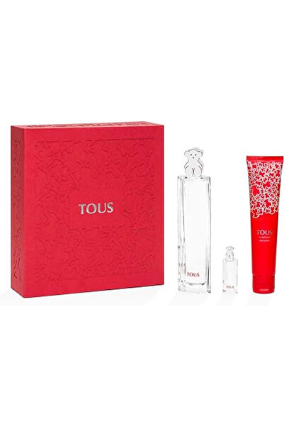 Tous For Women Set Eau De Toilette 90ml + Eau De Toilette 4.5ml + Bl 100ml (New Pack)