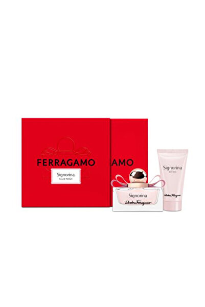 Salvatore Ferragamo مجموعة سينيورينا للنساء: أو دو بارفان، 30 مل + 50 مل