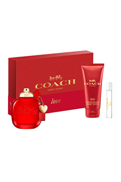 Coach Love For Women Set Eau De Parfum 90ml + Eau De Parfum 7.5ml + Bl 100ml