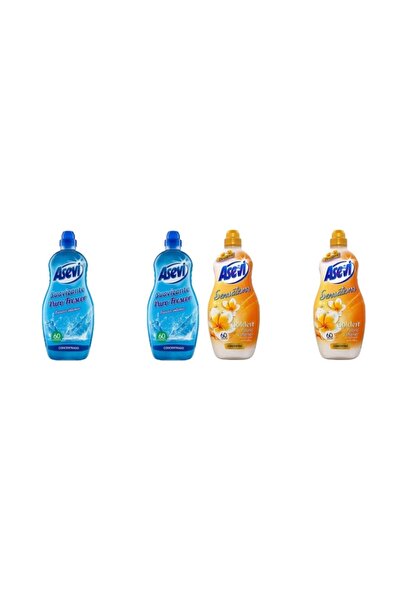 ASEVI Set Curatenie Asevi: 2x Balsam Rufe 1.5L Frescor Intenso + 2x Balsam Rufe 1.44L Sensations Golden
