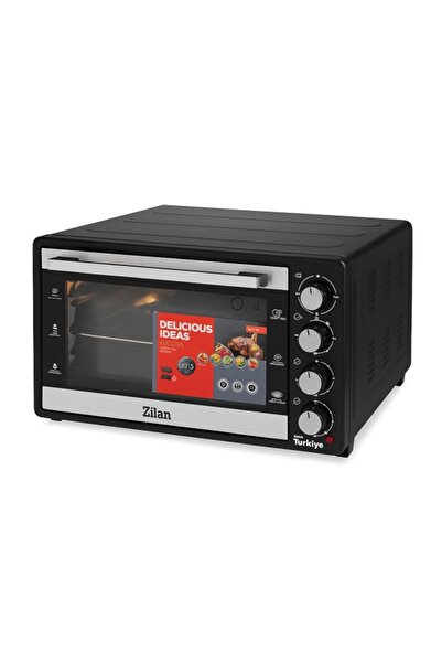 Zilan Electric Oven ZLN 3480, 2500 W, 80 L, convection, double glass, adjustable thermostat, black