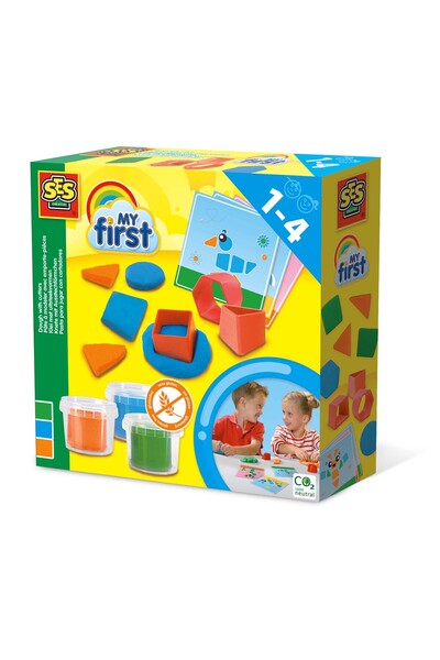 SES Creative Set plastilina, SES Creative, 1-4 ani, Multicolor