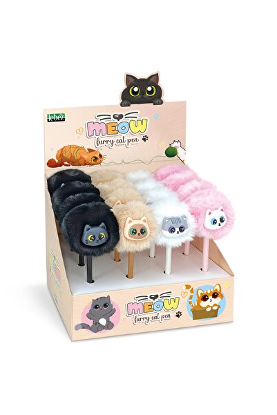 Lebez Pix 3D Furry Cat (16 buc/display), copii varsta 3 ani+,6 ani+,8 ani+
