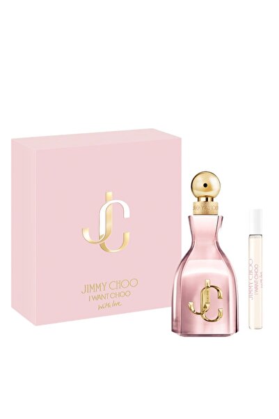 Jimmy Choo I Want Choo With Love Eau de Parfum Gift Set, Women, 60 ml + 10 ml