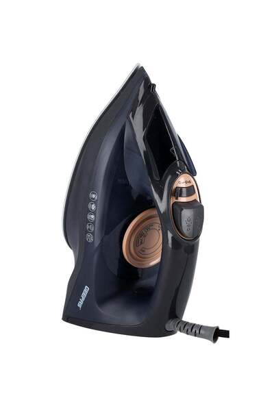 Geepas Dry & Wet Steam Iron GSI7703N - 2400W, 220ml, Ceramic Soleplate, Self-...