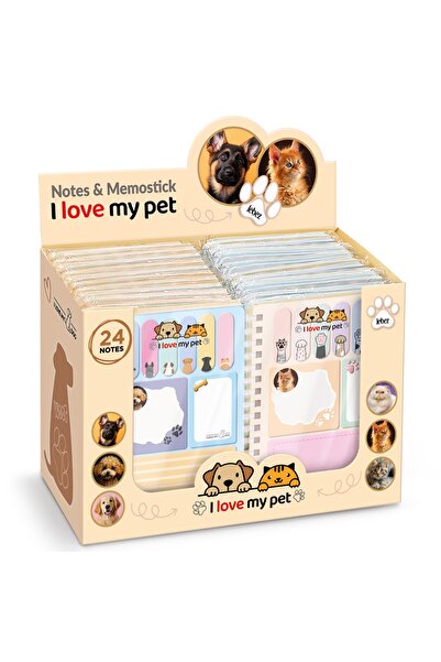 Lebez Set memo Mini Meow – 30 file + 180 notite adezive colorate, copii varst...