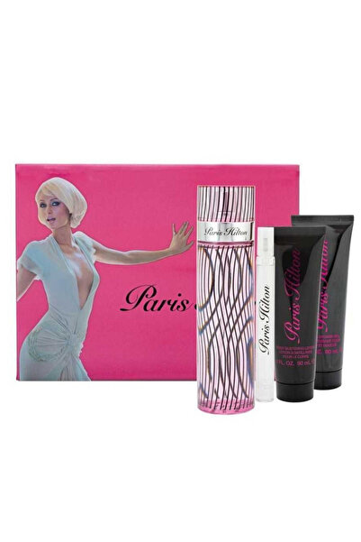 Paris Hilton For Women Set Eau De Parfum 100ml + Eau De Parfum 10ml + Bl 90ml + Sg 90ml