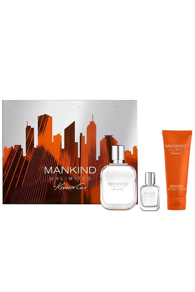 Kenneth Cole Mankind Unlimited For Men Set Eau De Toilette 100ml + Eau De Toilette 15ml + Asb 100ml
