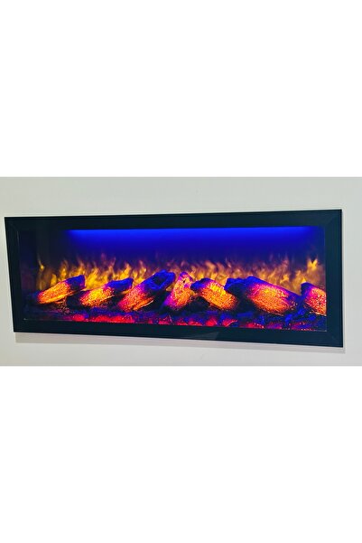 Esha Home DEKORATİF ELEKTRİKLİ ŞÖMİNE BLUETOOOTH+KUMANDA+ÇITIRTI 8 EFEKT 150X...