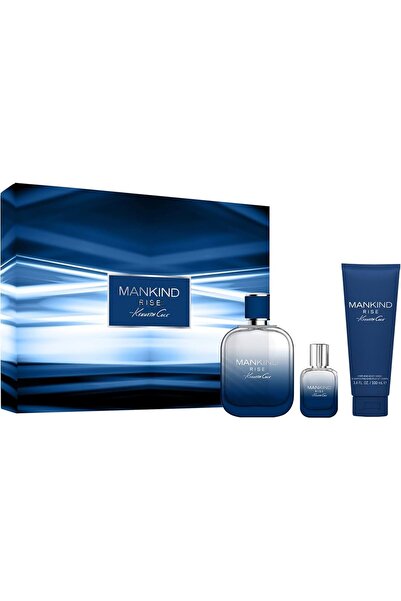 Kenneth Cole Mankind Rise For Men Set Eau De Toilette 100ml + Eau De Toilette 15ml + H&B Wash 100ml
