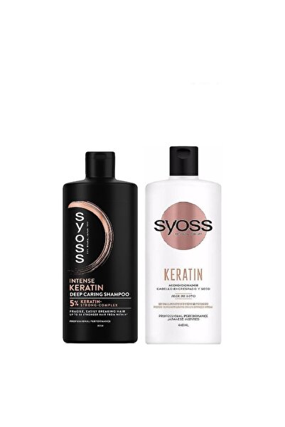 Syoss Keratin Hair Perfection Set440 ml, Keratin conditioner for dry hair, 440 ml