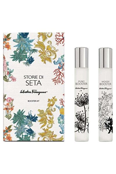 Salvatore Ferragamo Storie Di Seta For Unisex Booster Kit Set 2 X 10ml Roller (Woody + Musky)