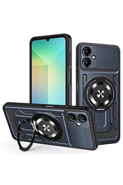 SKYDDAR INNOVATION Carcasă pentru Samsung Galaxy A06, RuggedCam, inel magneti...