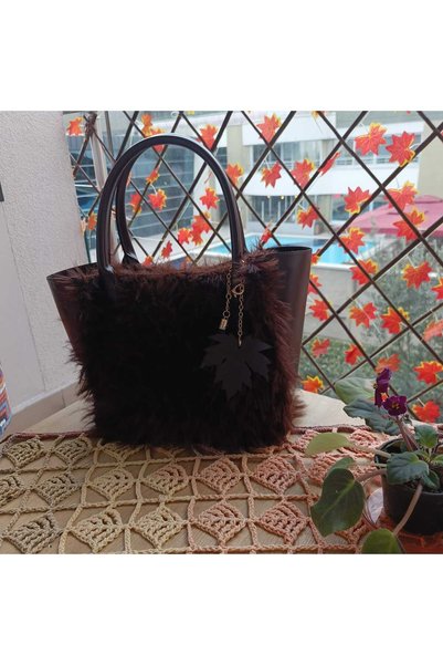BERFONZO KIDS Goose Feather Women's Bag Handmade