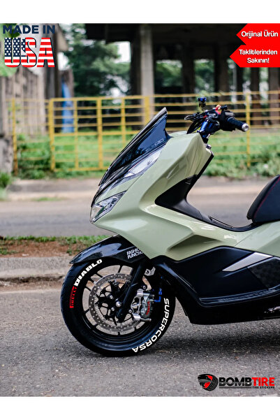 bombtire إطار دراجة نارية فايريلي ديابلو سوبركورسا بعرض 1.9 سم (صنع في الولايات المتحدة الأمريكية) من بومتير ®   المنتج الأصلي