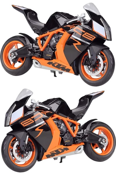 OYUNCAKSAHİLİ Yamaha YZF R25 KTM Tarz Model Motorsiklet Motor Metal Plst Amortisör Motosiklet Ayaklık Açılr SYH