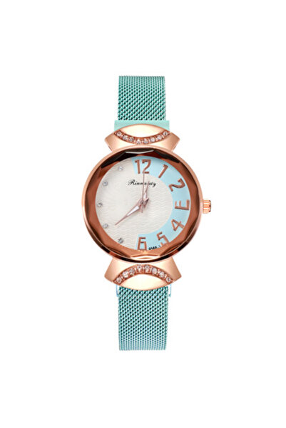 Produse.Top Ceas Dama Casual cu bratara magnetica si cadran in doua culori si...