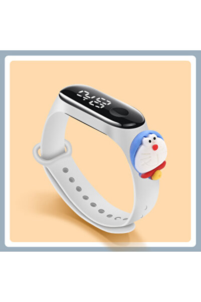 Produse.Top Ceas Copii alb cu cadran digital si bratara silicon reglabila cu personaje animate QUARTZ CDQZ102