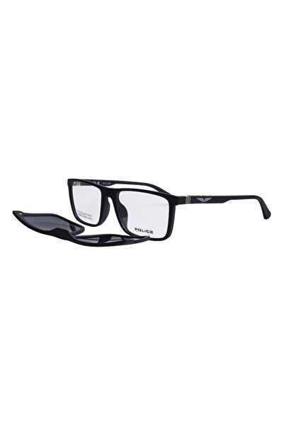 Police UPLQ66 U28P 54 Black Eyeglass Frames