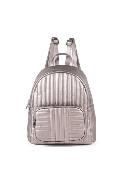 Produse.Top Rucsac Fashion bronz din piele cusaturi fine si buzunar exterior ...