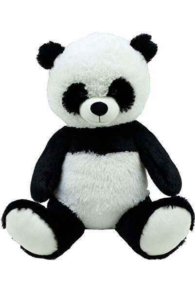 Carrefour Plush Panda Toy, 65 cm, Black/White